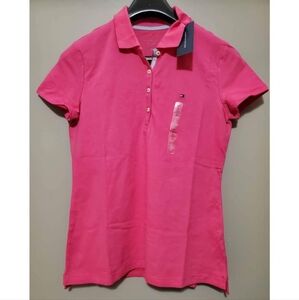 Tommy Hilfiger Pink Polo Shirt for Women